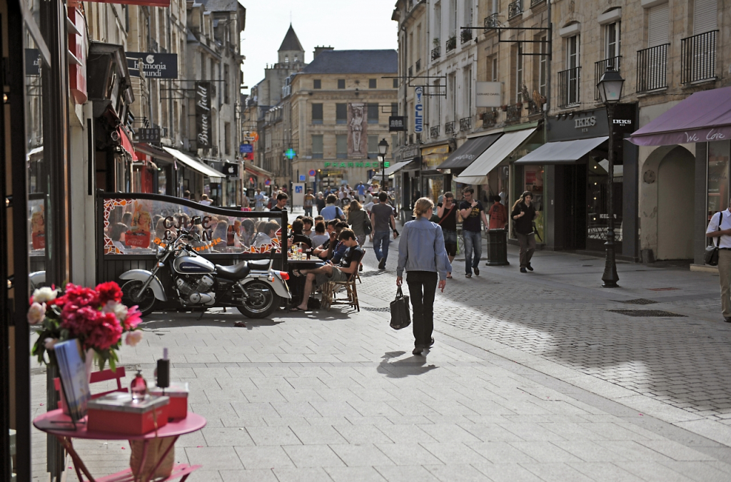 Le centre-ville de Caen