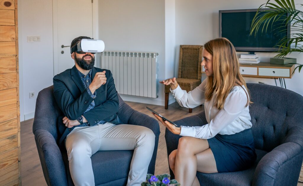 Rendez-vous avec casque de réalité virtuelle