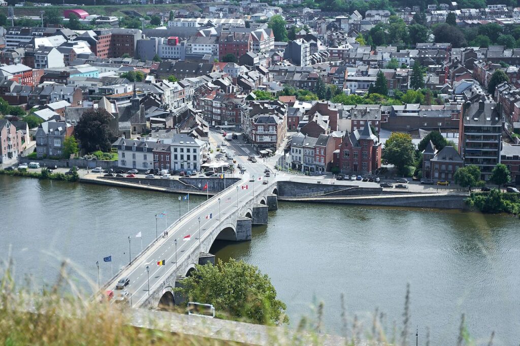 La ville de Namur en Belgique.
